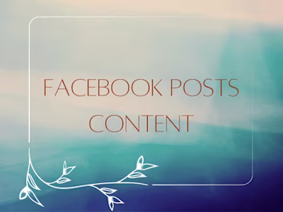 Facebook Post Content