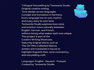 Trilingual Storytelling by Textworks Studio