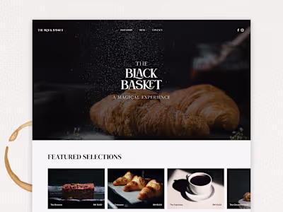 Cafe Landing Page