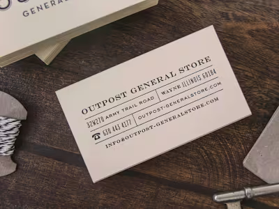 Branding for a General Store — Outpost
