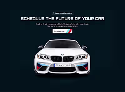 FC Motors — Autoshop Website & Web Store