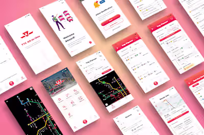 UI/UX Case Study | All-in-one TTC Transit App