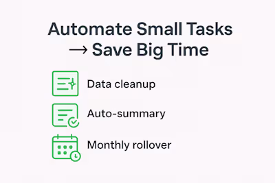 🚀 Automating Small Tasks = Big Productivity Gains One thing...