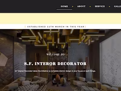 Interior Decorator