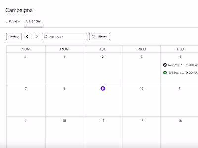 Email Campaign Management for eCommerce brand