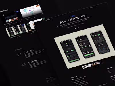 Minimalist Portfolio Website Development