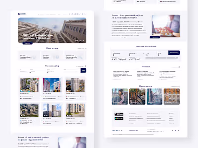 Real estate website Bestkon