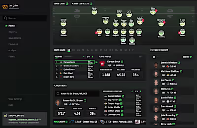 Football Gameplanning Dashboard