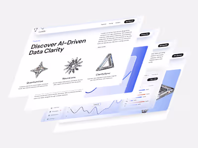 Lucidly | AI Data Analytics SaaS Website