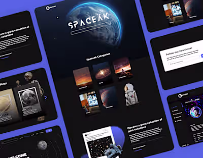 Speceak - Webdesign