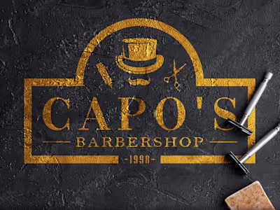 CAPO's Barbershop - Logo & Flyers