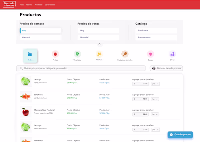 App for delivery supplies