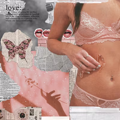 Sensory Collage for a Lingerie Brand