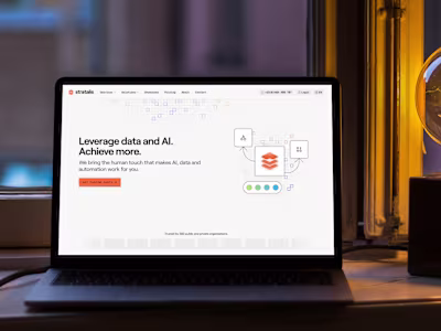 Stratalis brand and convertion-driven website redesign