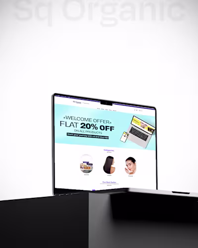 E Commerce Web Design l MS Cosmetics