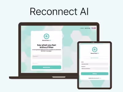 Reconnect AI is a web