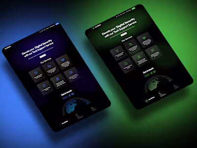 Web Design for a Cybersecurity Consultancy