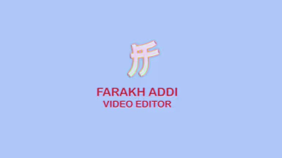 video editing reel