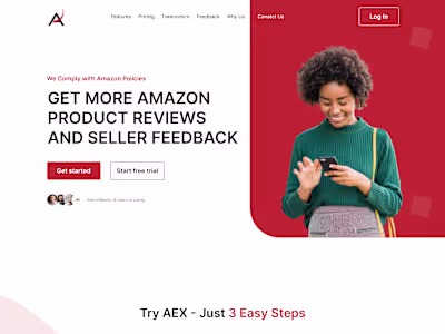 HTML CSS with Tailwind or Bootstrap landing page