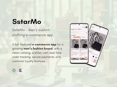 SstarMo (Fashion e-commerce app)