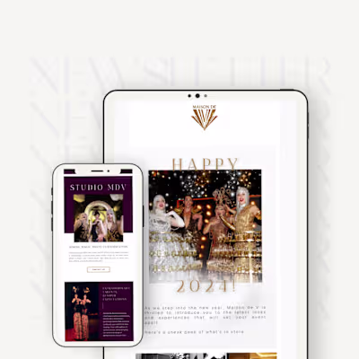 Email Marketing | Maison de V Entertainment