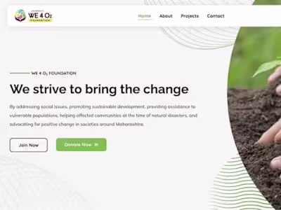 Modern WordPress Website for Non-Profit Organisation