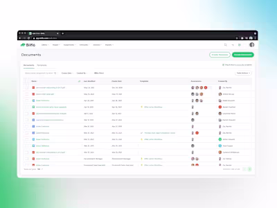 Designing a web app for staffing software solutions.