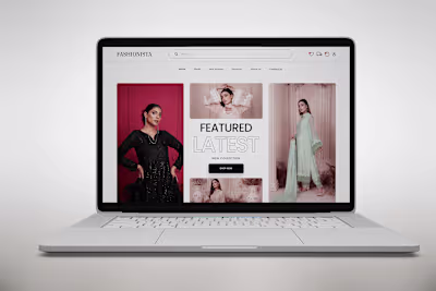Fashion Brand Landing Page :: Behance