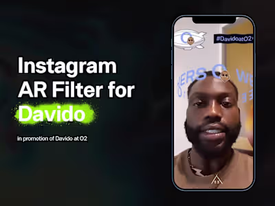 Instagram AR filter for Davido