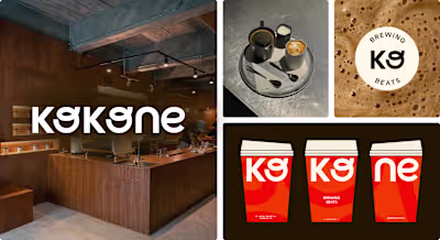 Brand Identiy for a vibrant cafe Kokone