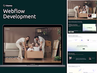 Webflow Development for Consultancy Website