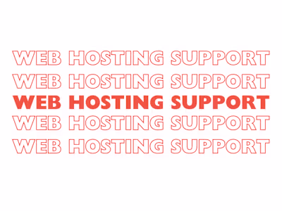 Web Hosting Support