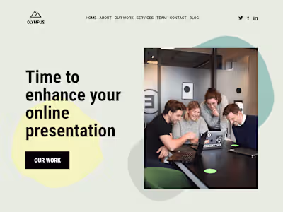 Olympus, Webflow Agency Template