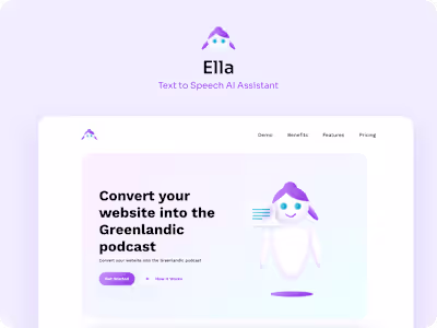 Ella - Convert Website to Podcast