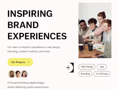 Metric - A Creative Digital Agency Framer Template