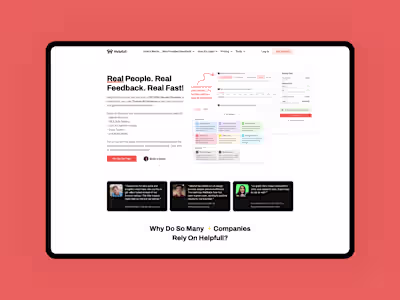 Streamlining User Insights: A UX Case Study on Helpfull.com