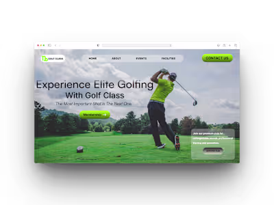 Golf Class: A Modern Golfing Hub