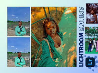 Photo Retouching & Lightroom Color Grading