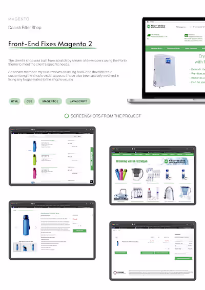 Front-End Fixes Magento 2