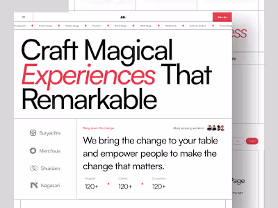 Creative Design Agency Landing Page