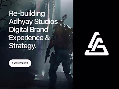 Re-building Adhyay Studios Digital Brand Experience & Strategy