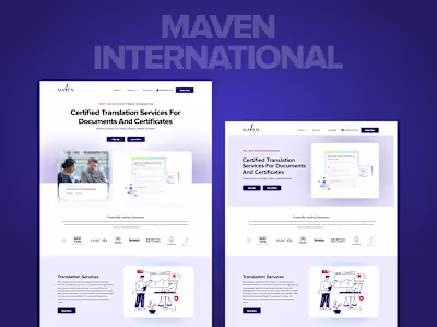 Translation Services Website