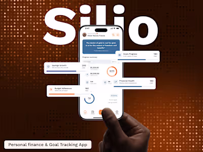 SILIO — Personal Finance & Goal Tracking App