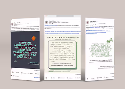 Social Media Graphic Design & Writer