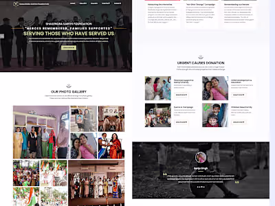 NGO Landing Page