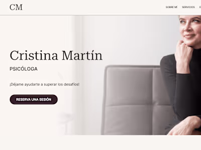 Página principal - Cristina Martin