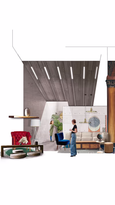 Illustration + PS Architecture renders