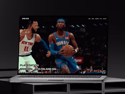 Noise Studio — High-End VFX Portfolio Built in Framer