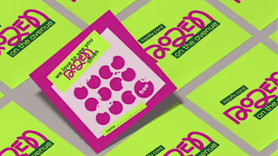 DOZEN ON THE AVENUE: BRANDING on Behance