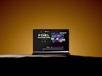 Pixel Designathon Website Design for GDGC